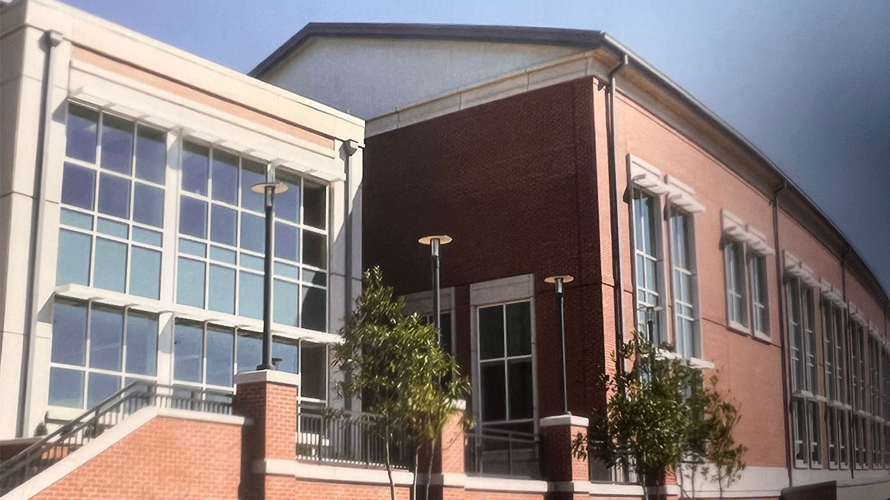 The School of Kinesiology building is pictured.